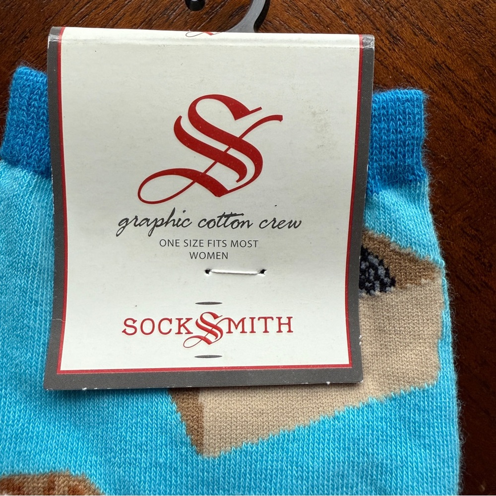 Socksmith Cat in Box Blue Socks - Picture 4 of 6